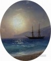 velero bajo la puesta de sol Romántico Ivan Aivazovsky Ruso